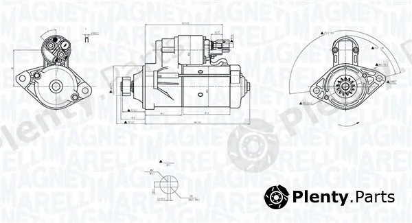 Magneti Marelli 063726156010 — Starter