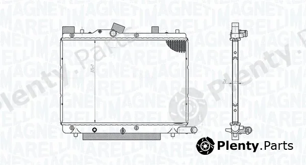 Magneti Marelli 350213182800 — Radiator, engine cooling