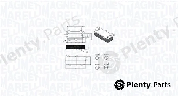 Magneti Marelli 350300003700 — Oil Cooler, engine oil