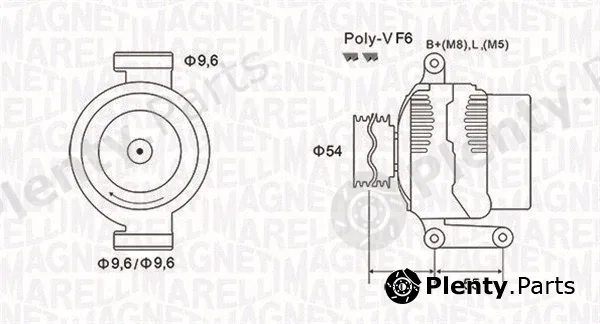 Magneti Marelli 063731862010 — Alternator
