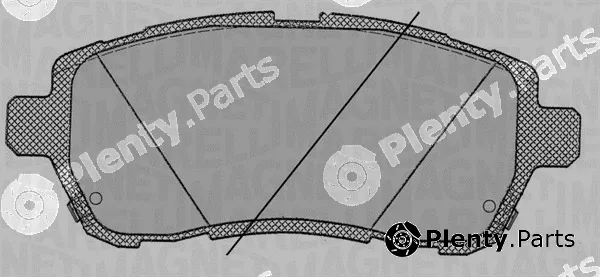 Magneti Marelli 363916060818 — Brake Pad Set, disc brake