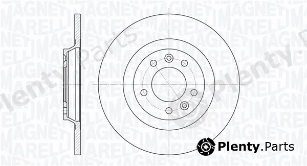 Magneti Marelli 361302040205 — Brake Disc