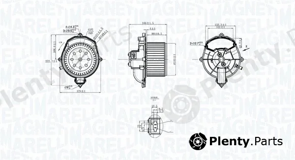 Magneti Marelli 069412266010 — Interior Blower