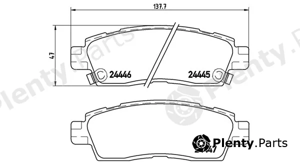 Magneti Marelli 363700410010 — Brake Pad Set, disc brake