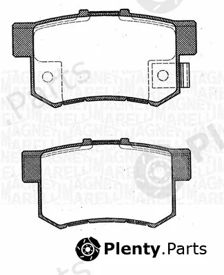 Magneti Marelli 363916060461 — Brake Pad Set, disc brake