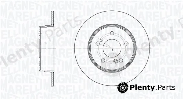 Magneti Marelli 361302040650 — Brake Disc