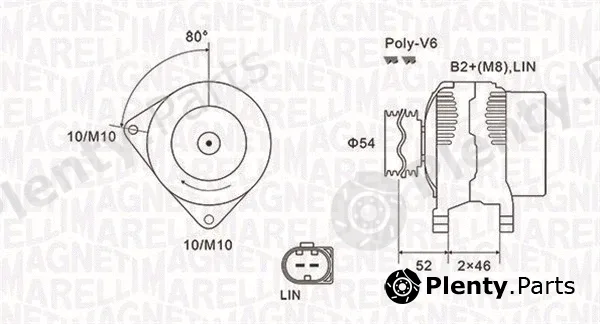 Magneti Marelli 063731970010 — Alternator