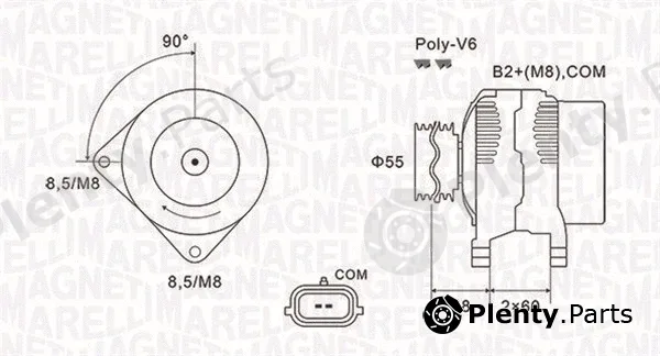 Magneti Marelli 063731974010 — Alternator