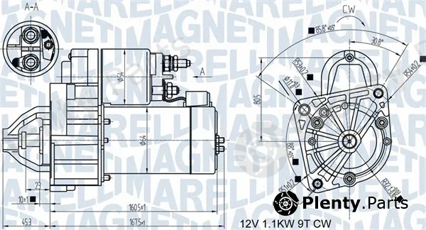 Magneti Marelli 063721345010 — Starter