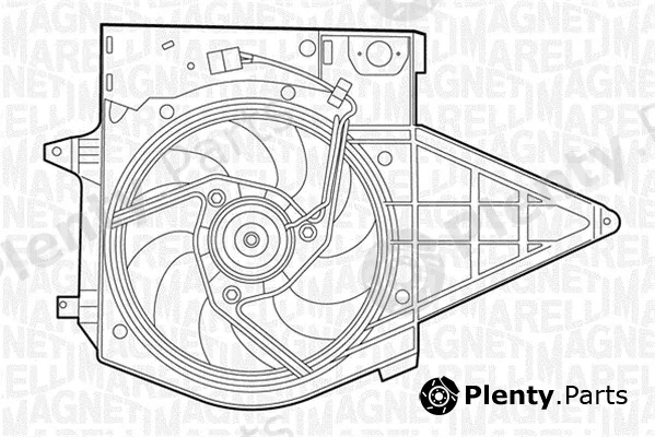 Magneti Marelli 069422392010 — Fan, engine cooling