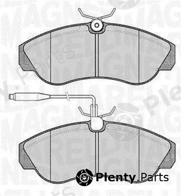 Magneti Marelli 363916060184 — Brake Pad Set, disc brake