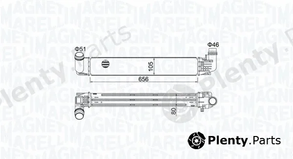 Magneti Marelli 351319205360 — Charge Air Cooler