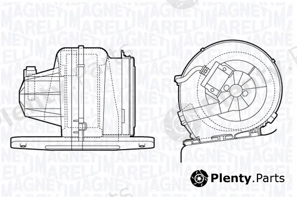 Magneti Marelli 069412709010 — Interior Blower