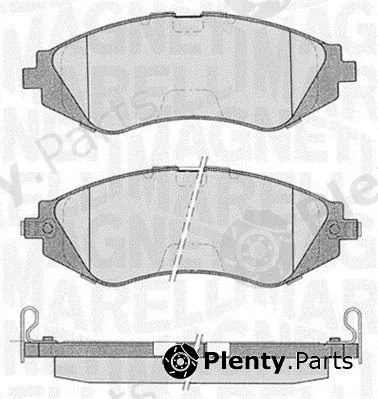 Magneti Marelli 363916060207 — Brake Pad Set, disc brake