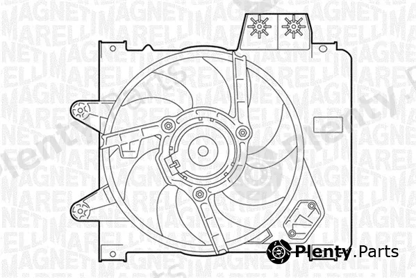 Magneti Marelli 069402283010 — Fan, engine cooling
