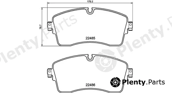 Magneti Marelli 363700436036 — Brake Pad Set, disc brake