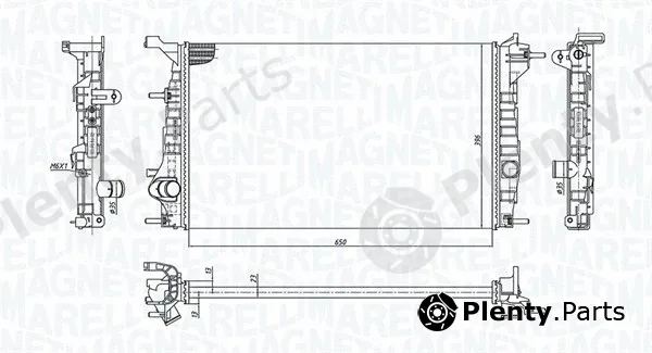 Magneti Marelli 350213199200 — Radiator, engine cooling