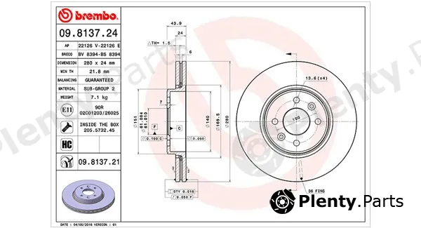 Magneti Marelli 360406043900 — Brake Disc