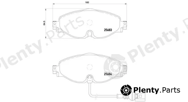 Magneti Marelli 363700585126 — Brake Pad Set, disc brake