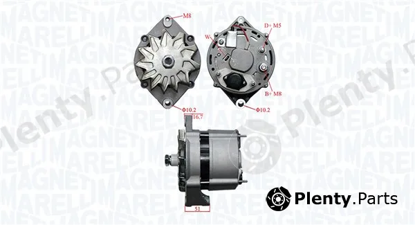 Magneti Marelli 063732170010 — Alternator