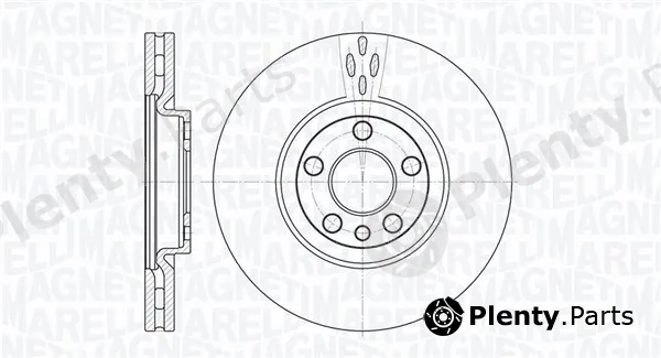 Magneti Marelli 361302040200 — Brake Disc