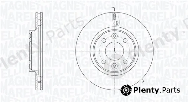 Magneti Marelli 361302040786 — Brake Disc