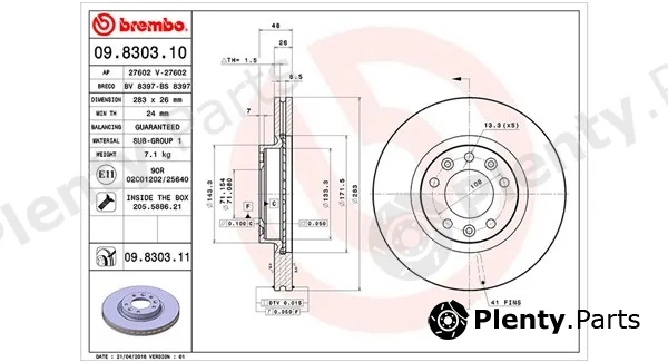 Magneti Marelli 360406041400 — Brake Disc