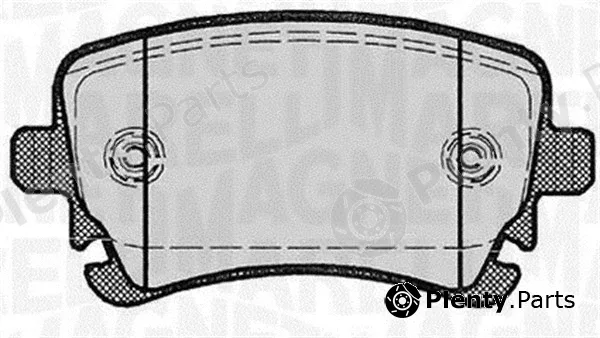Magneti Marelli 363916060602 — Brake Pad Set, disc brake