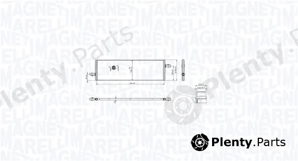 Magneti Marelli 350213217100 — Radiator, engine cooling