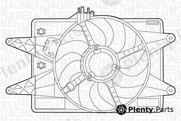 Magneti Marelli 069422026010 — Fan, engine cooling