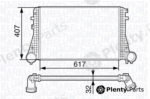 Magneti Marelli 351319202160 — Charge Air Cooler