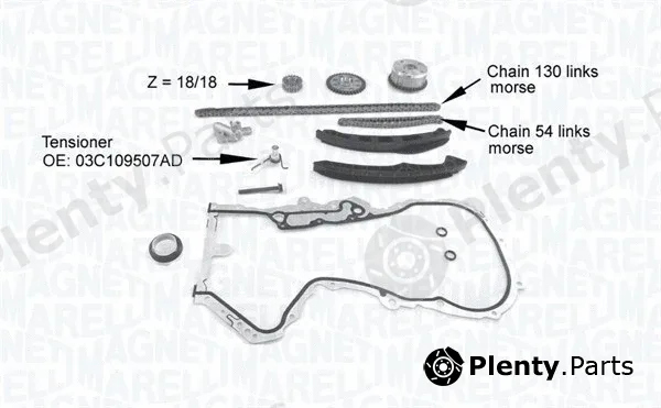 Magneti Marelli 341500001210 — Timing Chain Kit