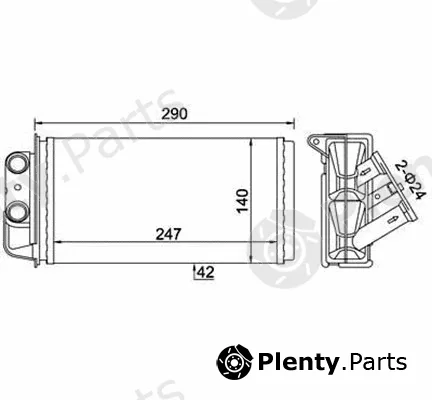 Magneti Marelli 359000300920 — Heat Exchanger, interior heating