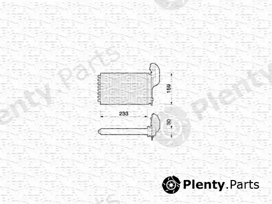 Magneti Marelli 350218203000 — Heat Exchanger, interior heating
