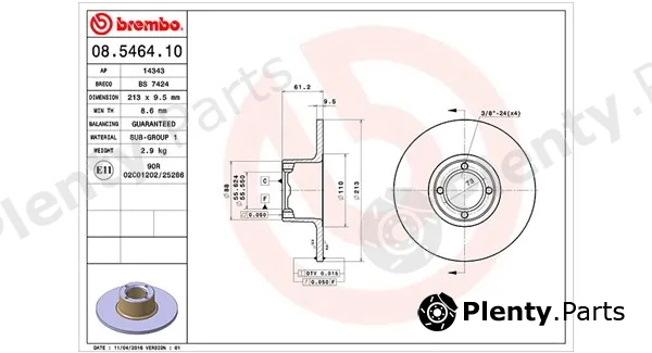 Magneti Marelli 360406014000 — Brake Disc