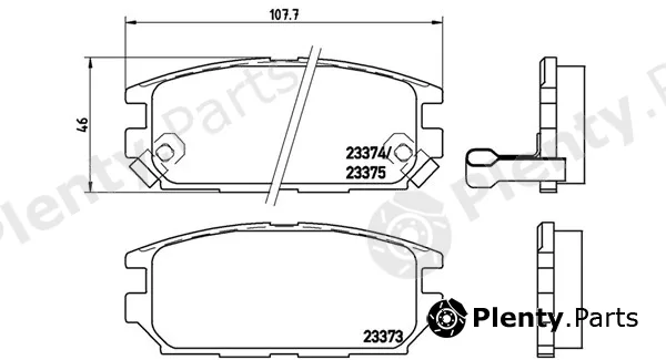 Magneti Marelli 363700454025 — Brake Pad Set, disc brake