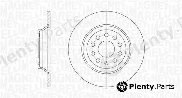 Magneti Marelli 361302040708 — Brake Disc