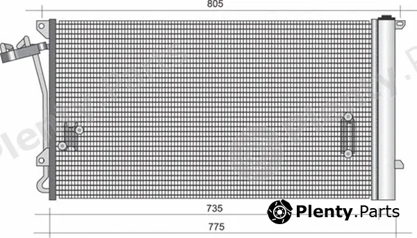 Magneti Marelli 350203345000 — Condenser, air conditioning