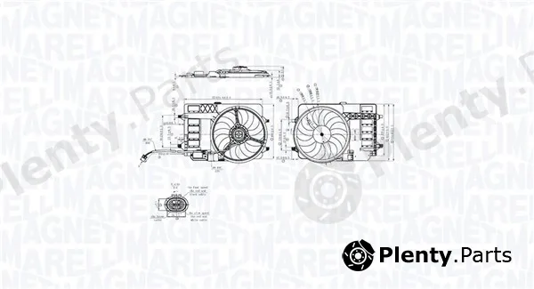 Magneti Marelli 069422859010 — Fan, engine cooling