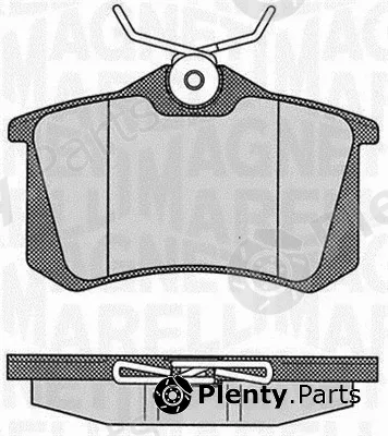 Magneti Marelli 363916060348 — Brake Pad Set, disc brake