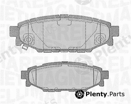 Magneti Marelli 363916060700 — Brake Pad Set, disc brake
