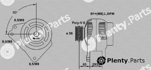 Magneti Marelli 063533489010 — Alternator