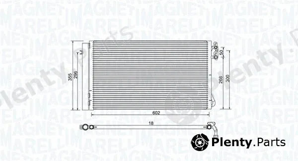 Magneti Marelli 350203752000 — Condenser, air conditioning