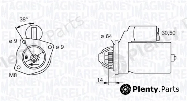 Magneti Marelli 063102003010 — Starter