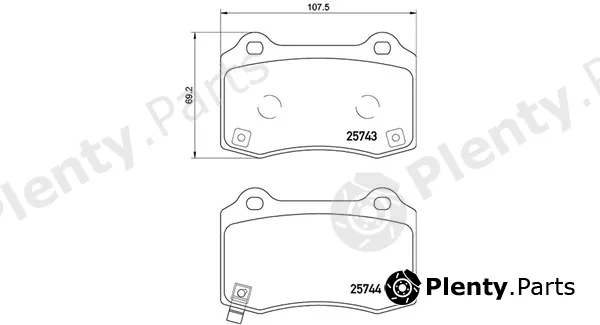 Magneti Marelli 363700430074 — Brake Pad Set, disc brake