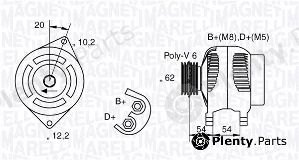Magneti Marelli 063321729010 — Alternator