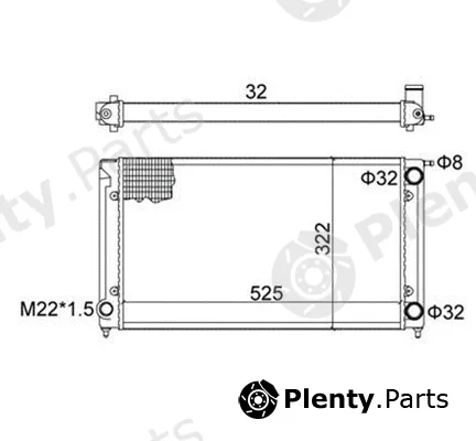 Magneti Marelli 359000300420 — Radiator, engine cooling