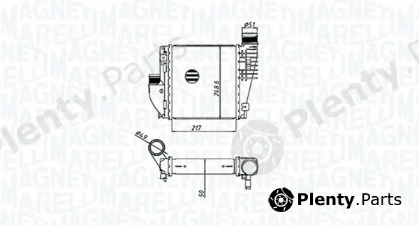 Magneti Marelli 351319205330 — Charge Air Cooler