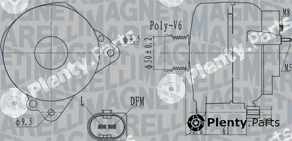 Magneti Marelli 063732118010 — Alternator