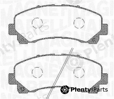 Magneti Marelli 363916060449 — Brake Pad Set, disc brake